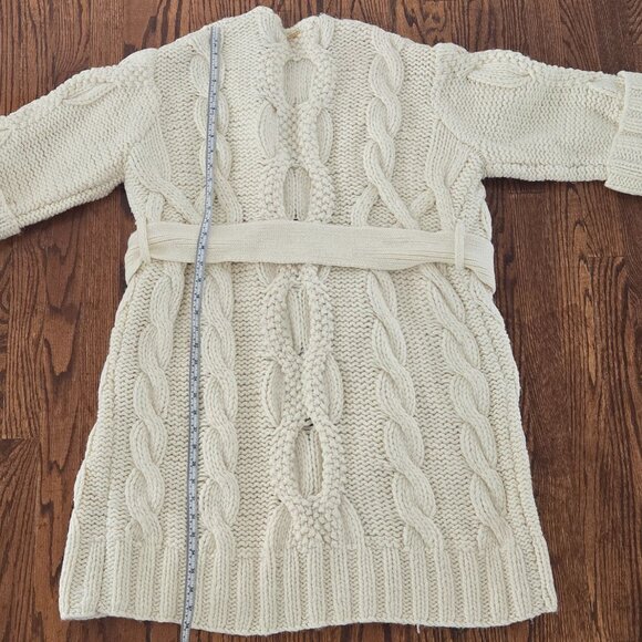 NWT MICHAEL KORS Cable-Knit Oversized Cardigan - Picture 5 of 12